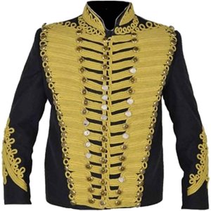 New Napoleonic Hussar Uk36R Uniform Miltary Style Tunic Pelisse Jimmi Hendrix Jacket
