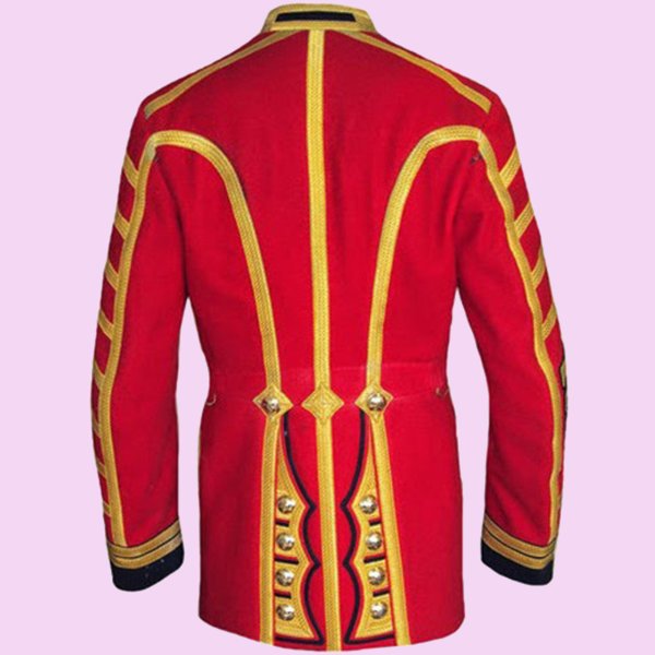 Men’s Grenadier Guards Drum Major Jacket,Men fashion braided jacket1
