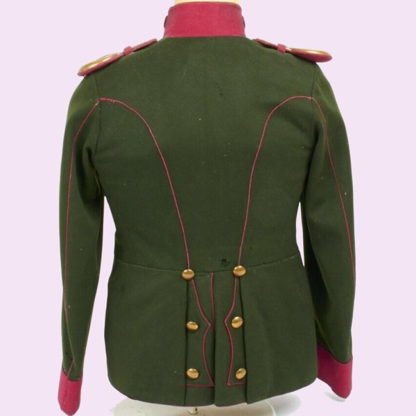New German WWI 1st Bavarian Original Regiment Green Red Wool Men Jacket2