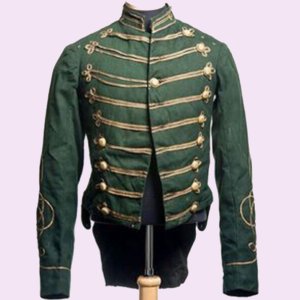 New Green Wool Military Original Civilian War Academy Men Jacket