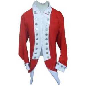 New Royal British Marine Revolutionary War Coat Men Red Wool Jacket