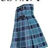 Scottish Traditional Highland 8 Yard Tartan Kilt with Kilt Accessories