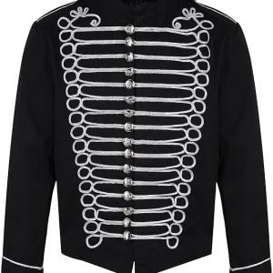 Steampunk Napoleon Military Drummer Parade Hussar Jacket