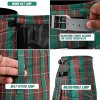 Traditional Tartan Kilt for Men I Polyviscose 8 Yard Scottish Mens Kilt