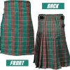 Traditional Tartan Kilt for Men I Polyviscose 8 Yard Scottish Mens Kilt