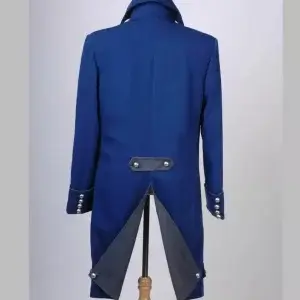 New Blue Military Musical Les Miserables Norm Lewis Javert Jacket Uniform Costum