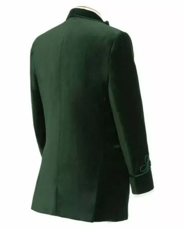 Green Velvet Jacket Smoking Jacket Vintage Smoking Jacket Men’s Evening Jacket