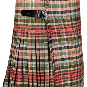 Kilt for Men Scottish Tartan Kilt Polyviscose 8 Yard Traditional Mens Kilt