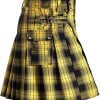 Scottish Tartan Kilt for Men Traditional Highland Utility Kilts