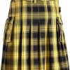 Scottish Tartan Kilt for Men Traditional Highland Utility Kilts