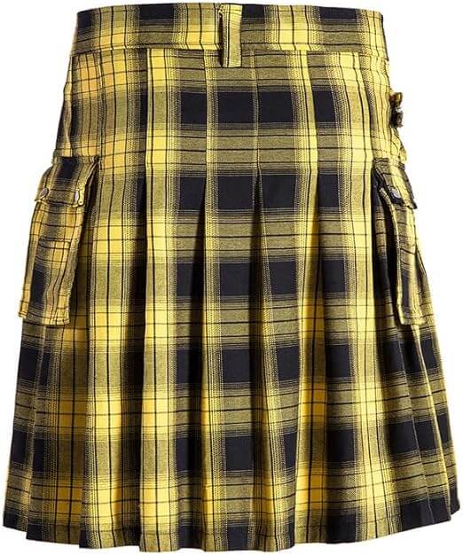 Scottish Tartan Kilt for Men Traditional Highland Utility Kilts