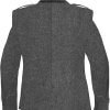 Scottish Tweed Argyle Kilt Jacket with 5 Button Vest – Premium Quality 15 Oz Wool Fabric