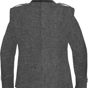 Scottish Tweed Argyle Kilt Jacket with 5 Button Vest - Premium Quality 15 Oz Wool Fabric