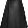 Mens Scottish Utility Kilts Vintage Gothic Pleated Skirts Vintage Traditional Leather High Waist Kilts