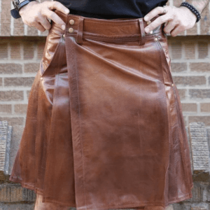 Scottish Ironclad Leather Kilt