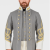 Men’s Double-Breasted General Officer Frock Coat – Civil War Military Style Jacket