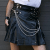 Vintage Party Leather Kilt