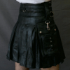 Vintage Party Leather Kilt