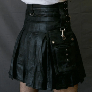 Vintage Party Leather Kilt