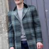 Men’s Mid-Thigh Length Tartan Jacket