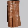 Premium Two-Tone Leather Kilt for Men